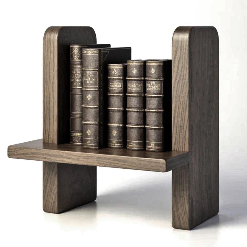 Полка книжная настольная из дерева Ариса Палисандр (КПА-037602)