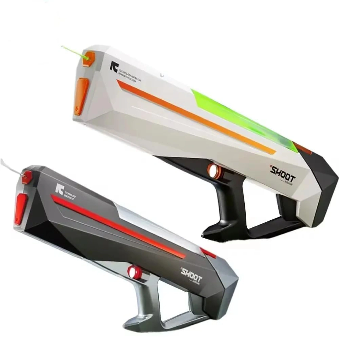 Автобластер автоматический подсветка/аккумулятор и люминесцентный эффект 7,4 V Серый (SQ 06A)