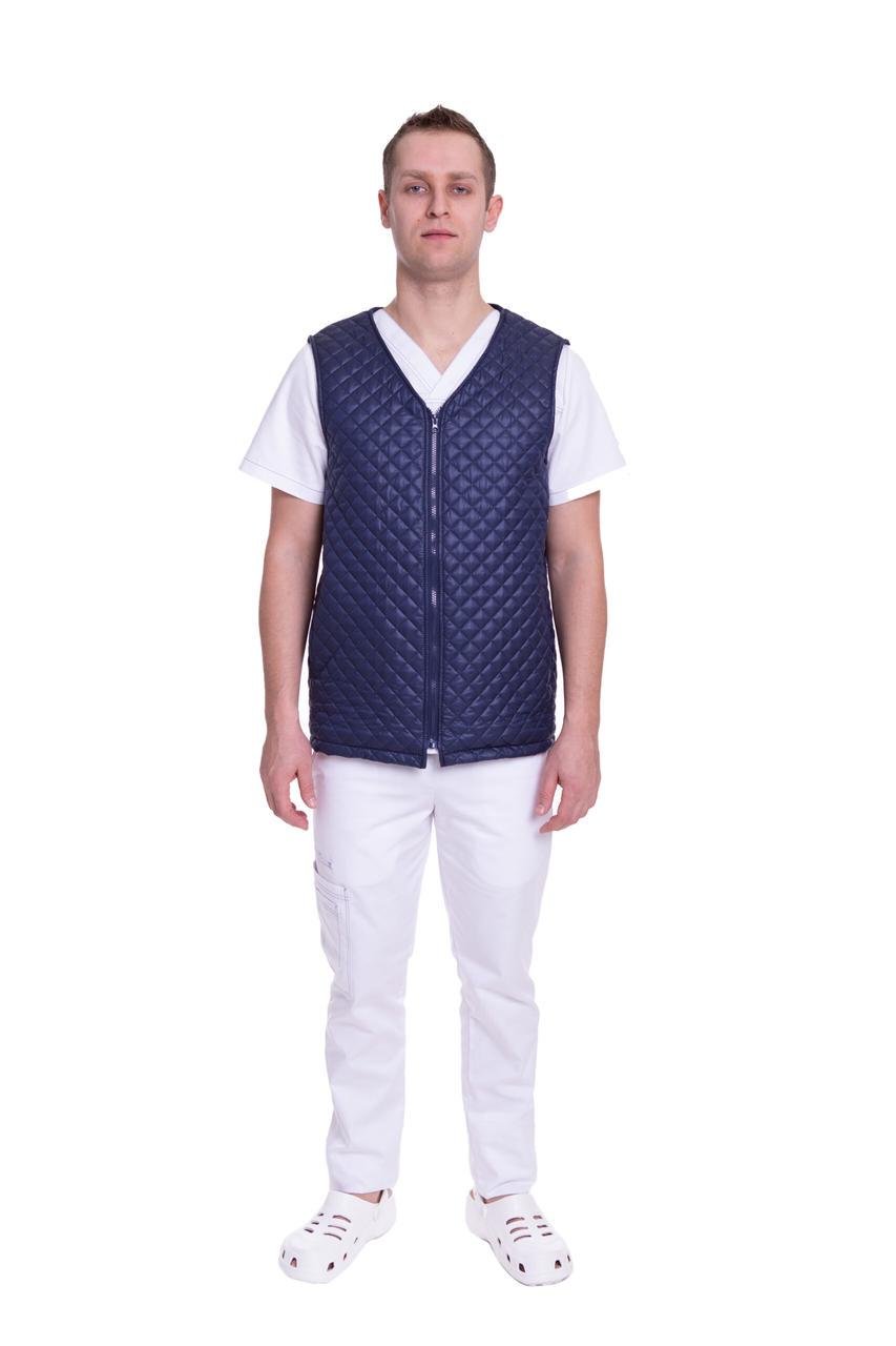 Жилет медицинский мужской теплый TopLine Юкон р. 44 Синий (31500-(44)син.)