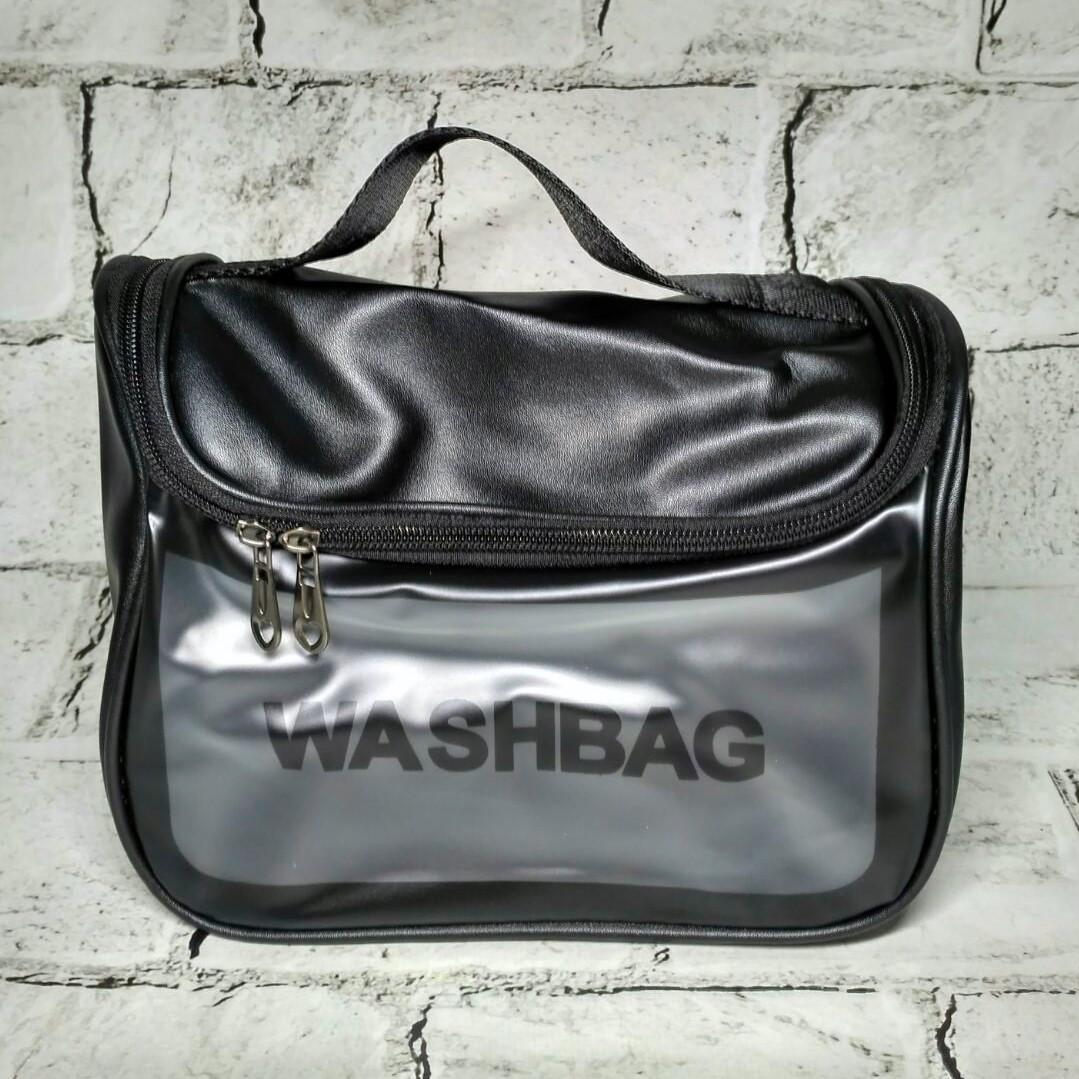 Косметичка жіноча Washbag водонеприникнена Чорний (180-5-1) - фото 4