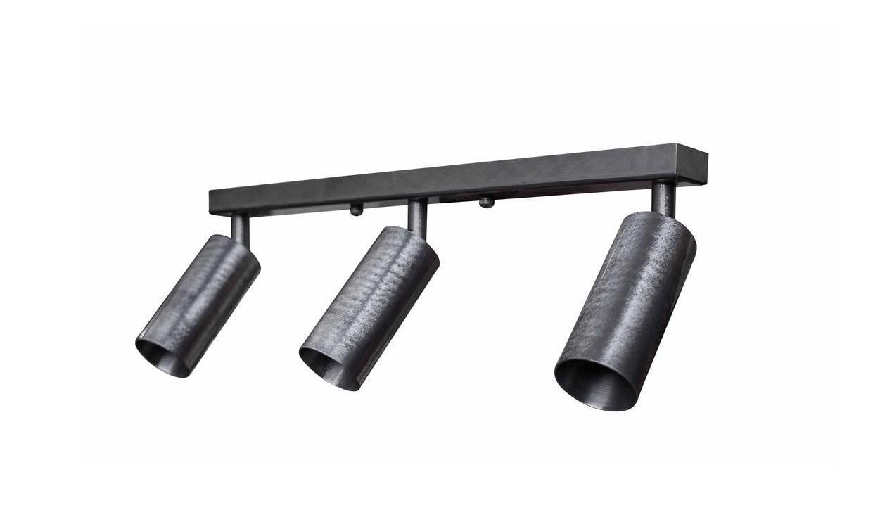 Светильник спот лофт MSK ELECTRIC Tube NL 1105-3 с поворотным механизмом Silver