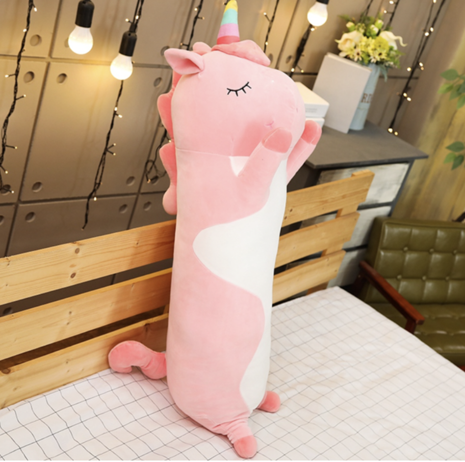 Игрушка Единорог батон 115 см Розовый (TO-184)