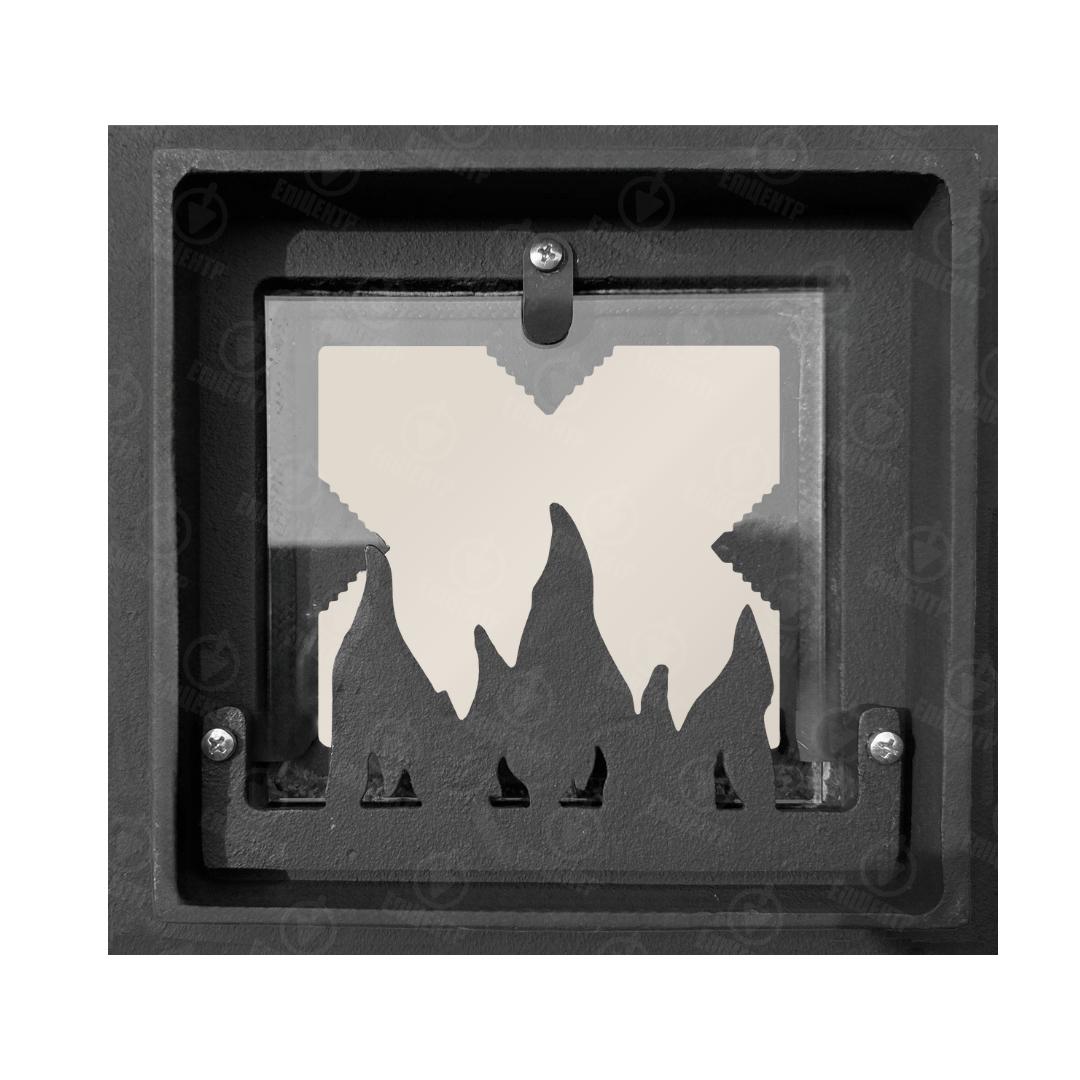 Дверцята дчавунні ля печі Вишиванка з термостійким склом 265х250 мм - фото 3 Дверцята дчавунні ля печі Вишиванка з термостійким склом 265х250 мм - фото 3