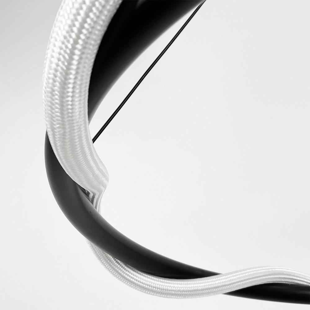 Люстра із чорним кільцем та обплетеним неоном Ø 80 см (JU 25-800 BK) - фото 5 Люстра із чорним кільцем та обплетеним неоном Ø 80 см (JU 25-800 BK) - фото 5