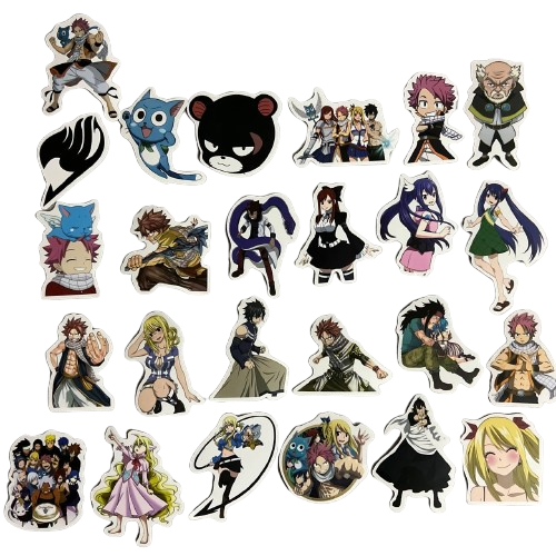 Набор стикеров виниловых Хвост Феи Столетний квест 25 шт. (1083) Набор стикеров виниловых Хвост Феи Столетний квест 25 шт. (1083)