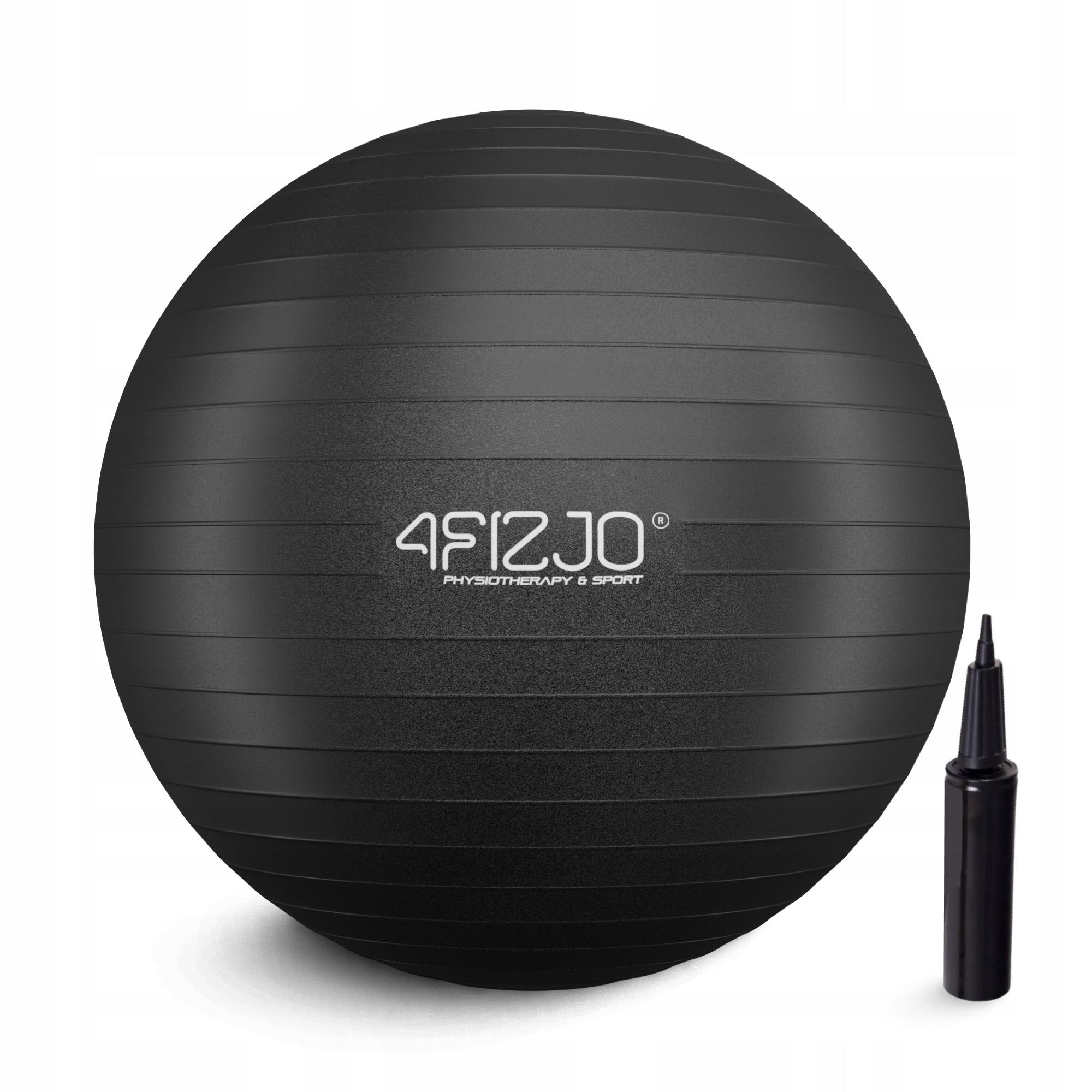 Мяч для фитнеса 4fizjo Anti-Burst 75 см Black (P-5907739316370) - фото 8