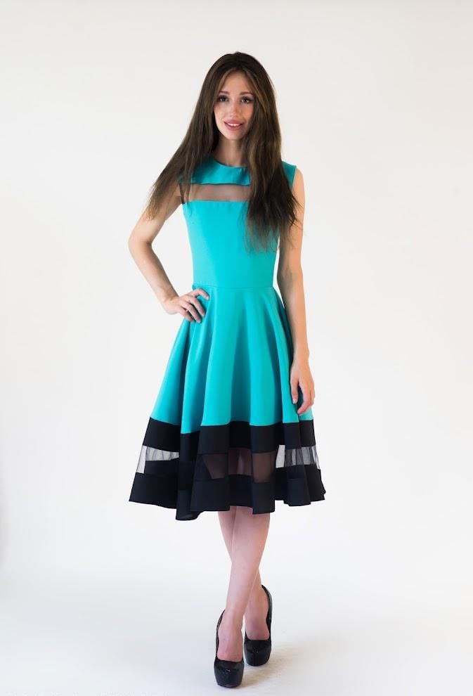 Платье Podium Stefani 21331-MINT XS Ментоловый