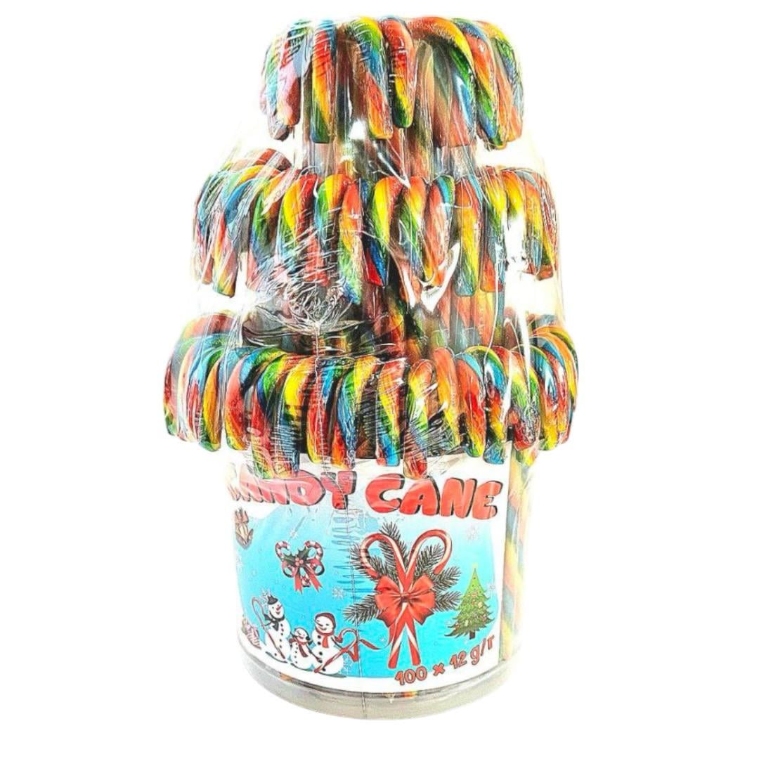 Карамель новорічна Посох 100 шт. 12 г (00000002697)