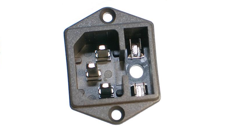 Разъем сетевой под предохранитель (кн636)