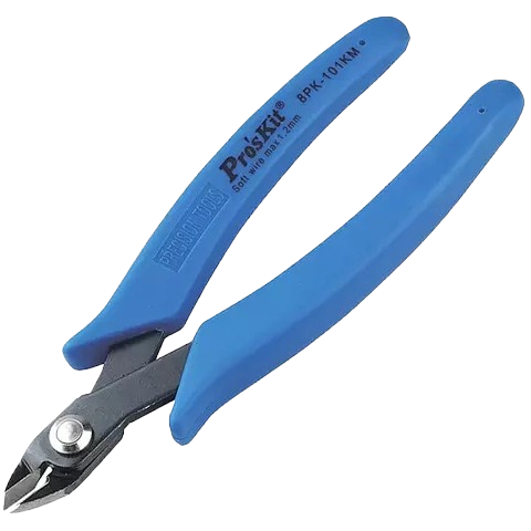 Кусачки для точного різання дроту Pro'sKit 8PK-101KM 145 мм SAE 1085 Синій (32163229) Кусачки для точного різання дроту Pro'sKit 8PK-101KM 145 мм SAE 1085 Синій (32163229)