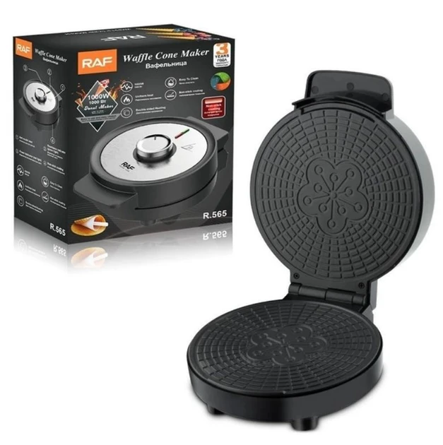 Вафельница RAF R.565 для вафель и десертов 1000 Вт (9793)