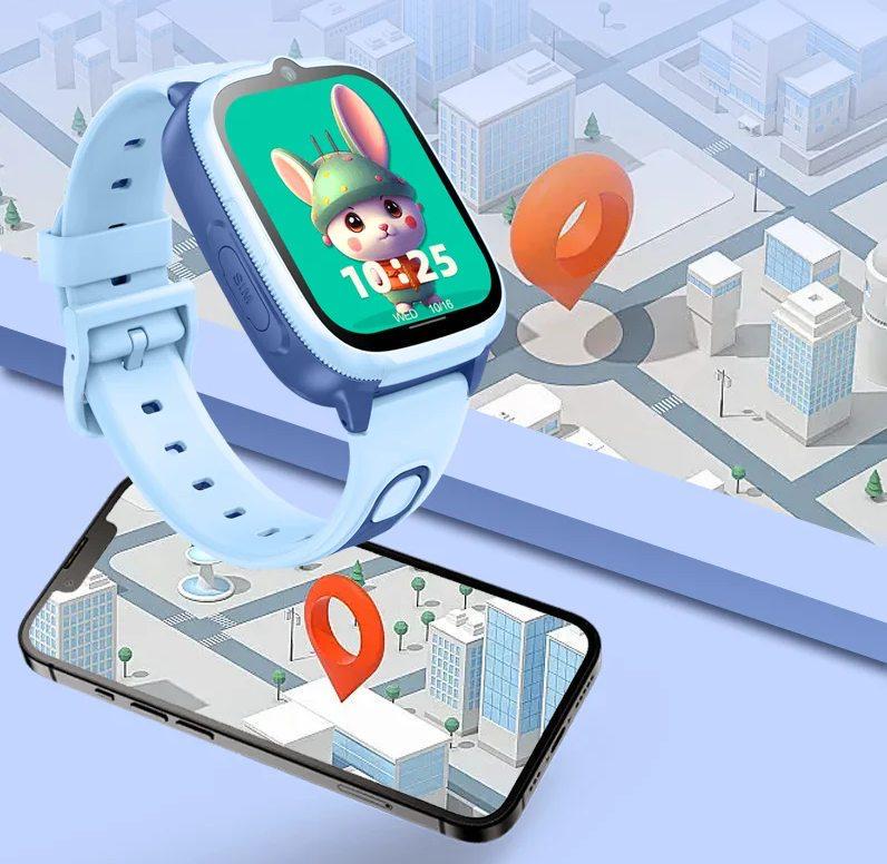 Смарт-годинник дитячий Lemfo D53 з GPS камерою 3 Мп SIM-картою і 4G відеодзвінком функцією з прослушкою Чорний - фото 6