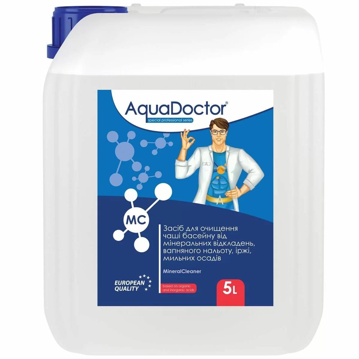 Средство для очистки чаши AquaDoctor MC Mineral Cleaner 5 л Средство для очистки чаши AquaDoctor MC Mineral Cleaner 5 л