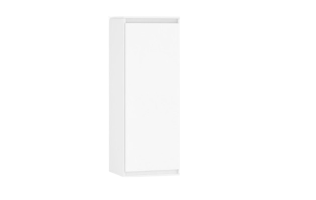 Пенал навесной Mebel Service Бруклин 1Д 40,2х30х99 см Белый (28351785)