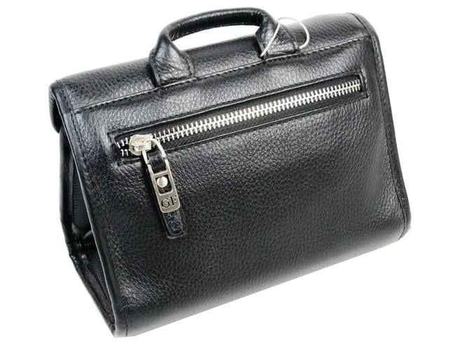 Барсетка кожаная мужская Giorgio Ferretti Черный (super469_Ef043 black) - фото 4