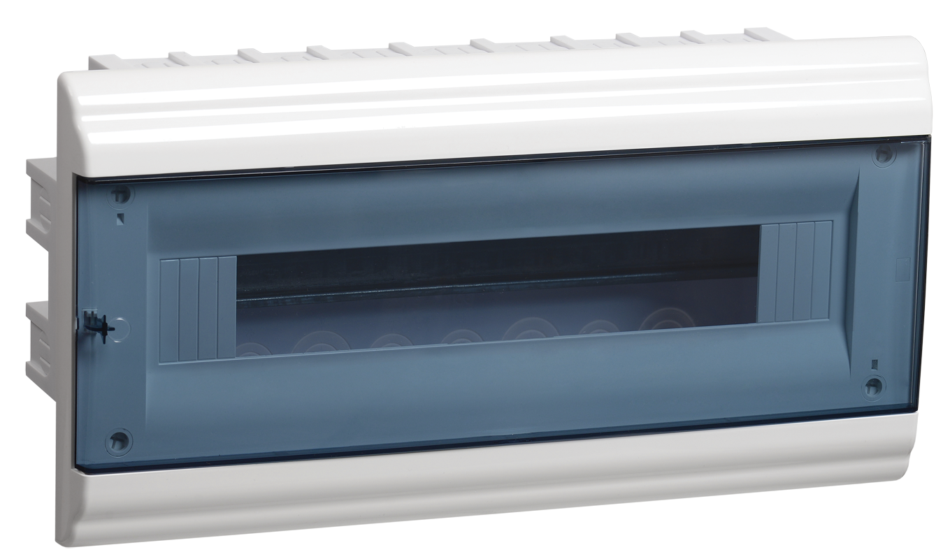 Щит распределительный УЭК Prime 12 модулей пластик 210х414х102 мм Прозрачный (MKP82-V-18-41-10)