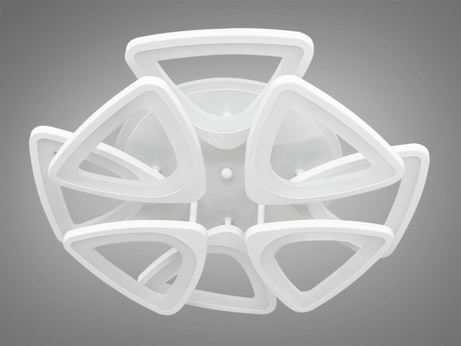 Люстра LED с пультом управления 150W Белый (S8118/4+4WH) - фото 4 Люстра LED с пультом управления 150W Белый (S8118/4+4WH) - фото 4