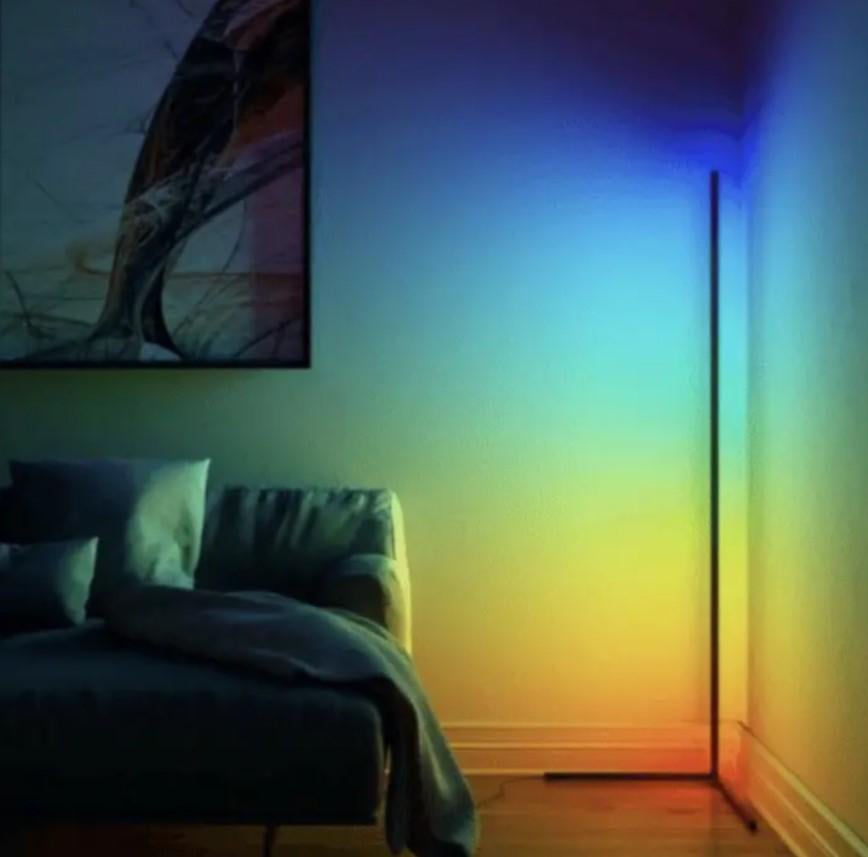 Лампа-торшер напольна LED FLORLAMP світлодіодна 1,4 м RGB кутова з регульованою яскравістю (23647972) - фото 7 Лампа-торшер напольна LED FLORLAMP світлодіодна 1,4 м RGB кутова з регульованою яскравістю (23647972) - фото 7