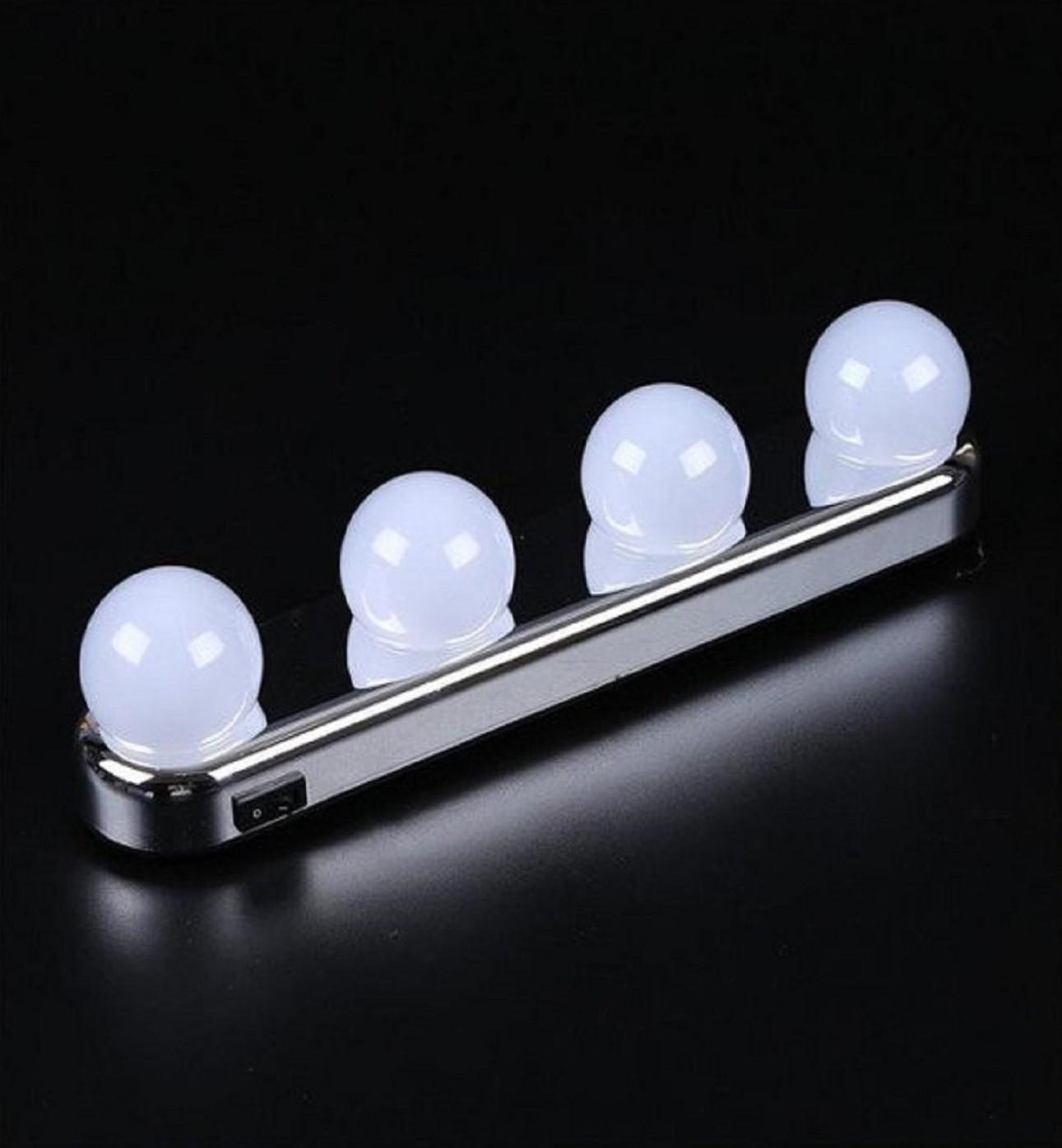 Светодиодная лампа STUDIO GLOW 4 LED для зеркала на присосках White