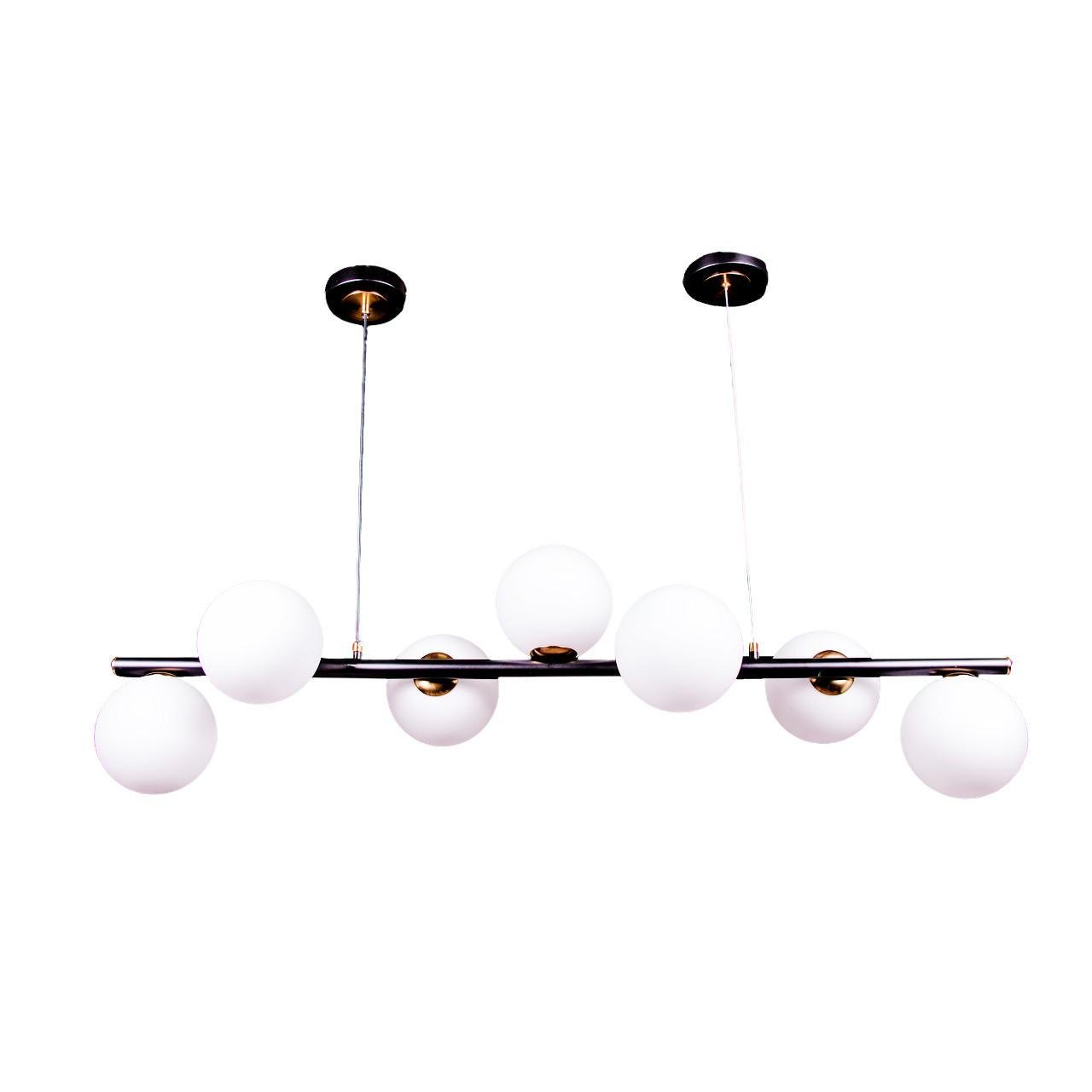 Люстра подвесная на 7 плафонов Прометей P9-2940/7 Черный