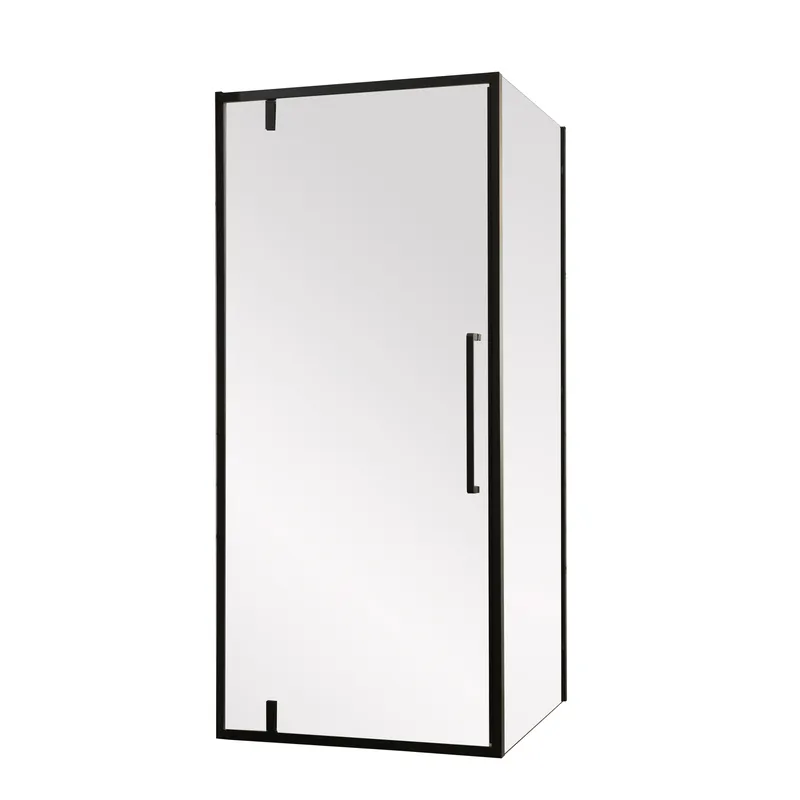 Душевая кабина без поддона MIXXUS Premium BEVEL SC01-90x90x195-TR прозрачное стекло 6 мм Black (MI6864)