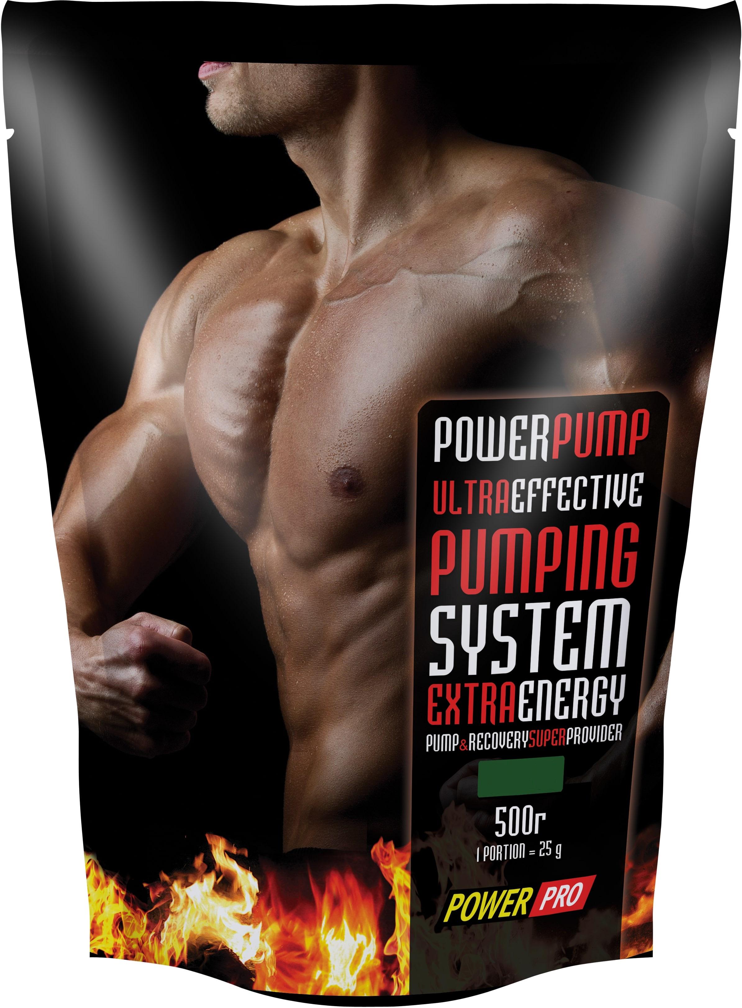 Предтренировочный комплекс Power Pro Pumping System Extra Energy Дюшес 500 г