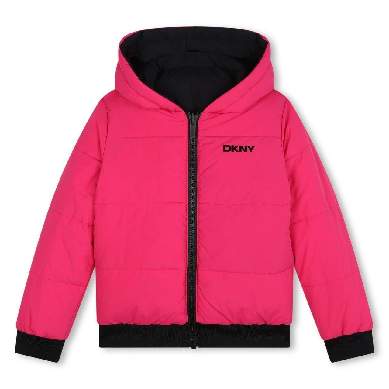 Куртка двухсторонняя DKNY 60202 138 см р. 10 Pink/Black