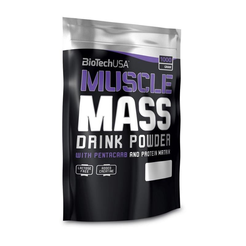 Гейнер BioTech Muscle Mass 1 кг Шоколад