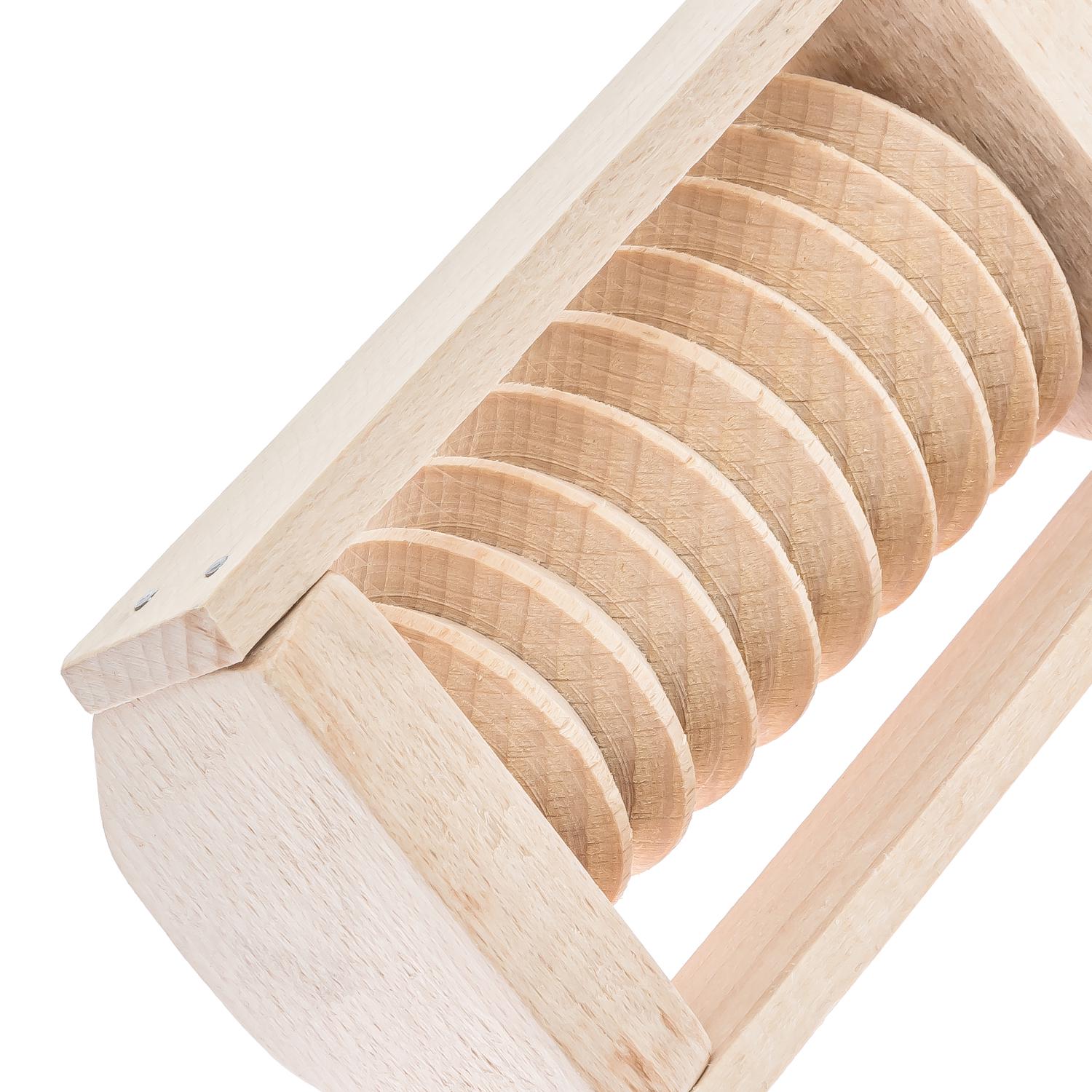 Массажер для стоп деревянный на 2 ролика на две ноги (87037) - фото 5 Массажер для стоп деревянный на 2 ролика на две ноги (87037) - фото 5