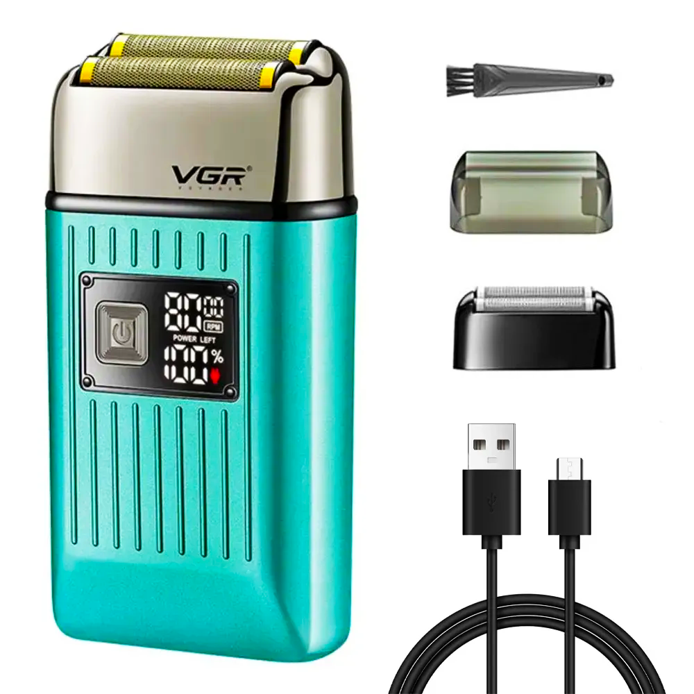 Электробритва для сухого и влажного бритья VGR V-357 USB (25629458)
