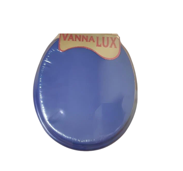 Крышка для унитаза мягкая VANNA LUX однотонная Синий (000031501)