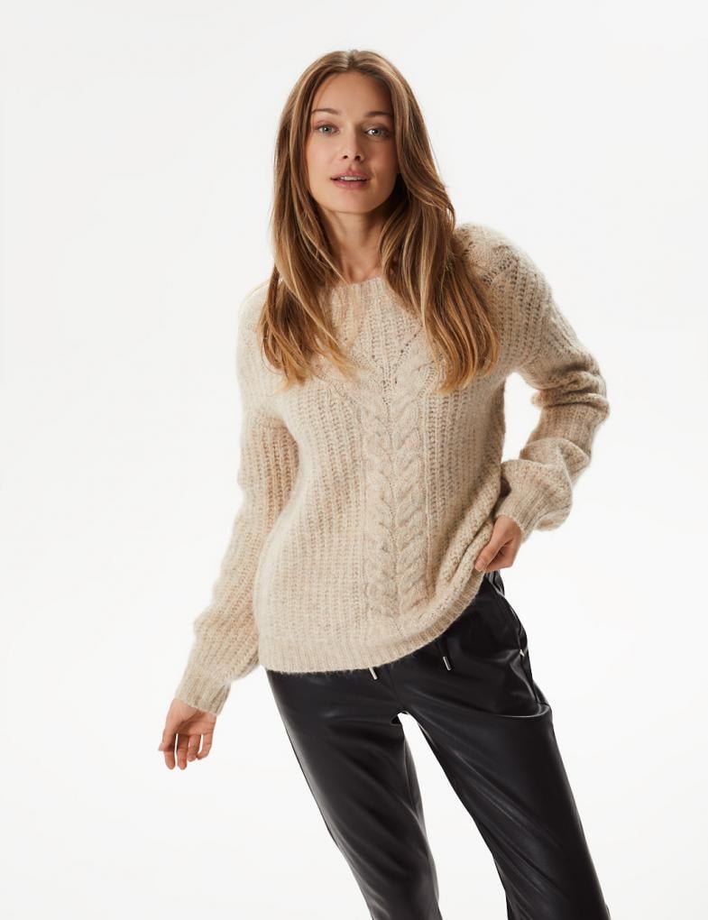 Светр жіночий Diverse MEDI S Кемел (5902598644626)