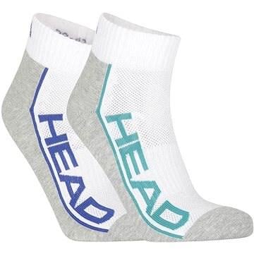 Шкарпетки Head PERFORMANCE QUARTER 2P UNISEX р. 43-46 Мультиколор/Білий/Сірий (791019001-003 43-46) - фото 2