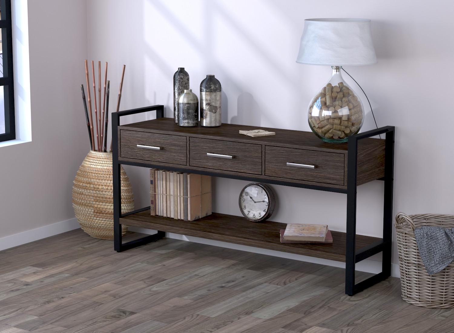 Консоль з ящиками L-145 Loft Design Венге Корсика (53824c19564) Консоль з ящиками L-145 Loft Design Венге Корсика (53824c19564)