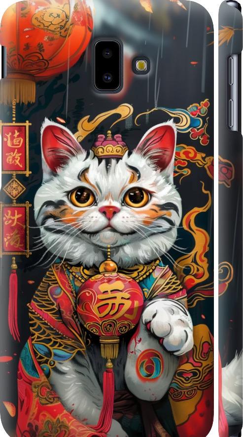 Чехол на Samsung Galaxy J6 Plus 2018 China Cat v2 (6135m-1586-42517)