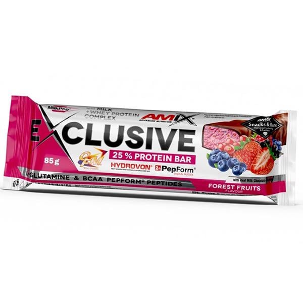 Батончик протеиновый Amix Nutrition Exclusive Protein Bar 85 г Лесные фрукты (14135002)