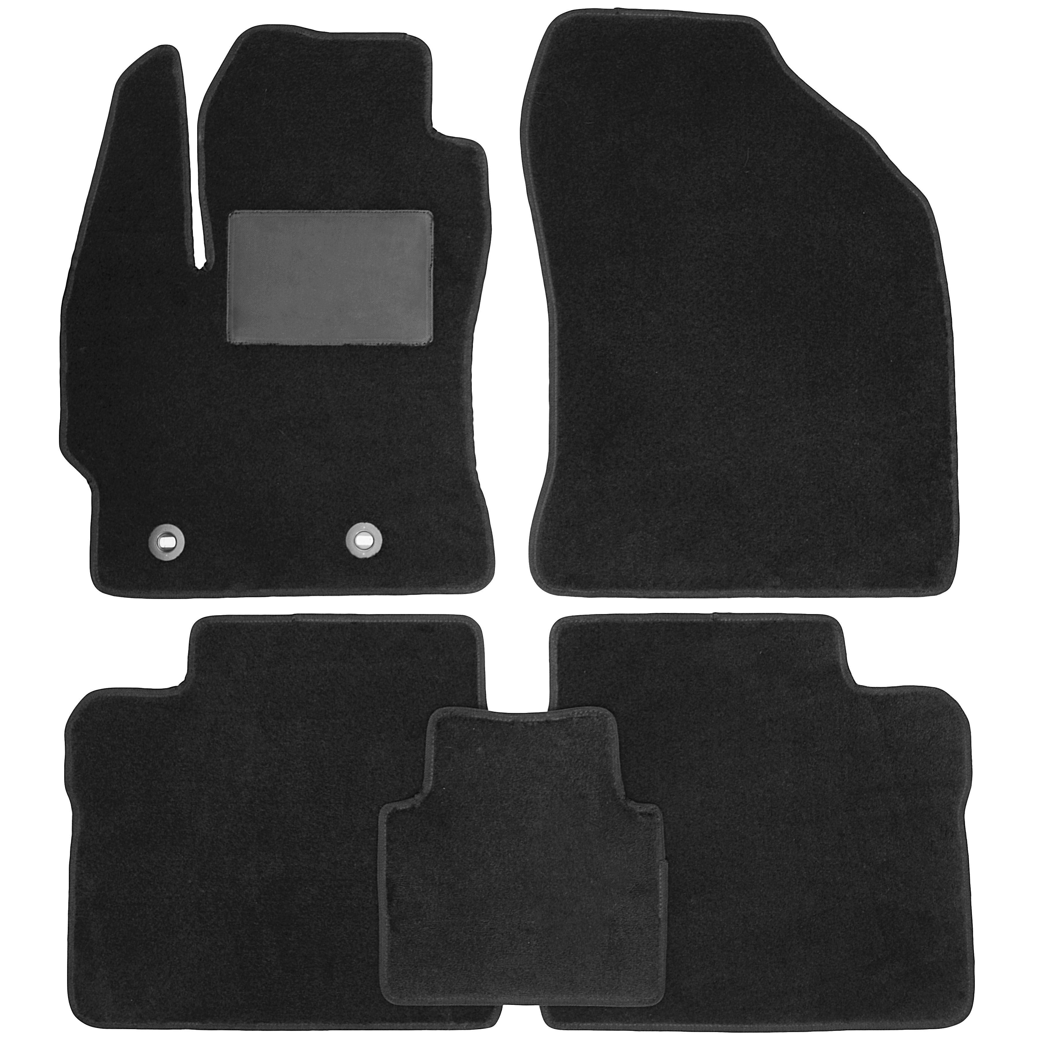 Коврики в салон для Toyota Corolla с 2013- текстильные Черный (165543)