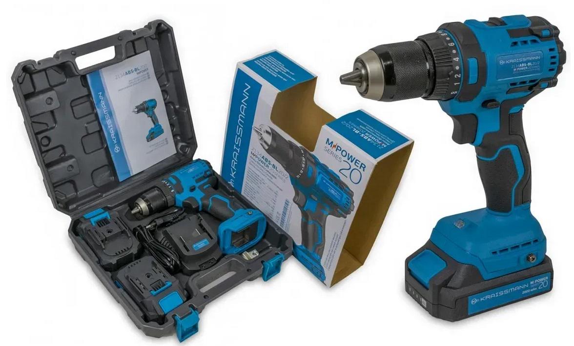 Шуруповерт KRAISSMANN 2134 ABS-BL 20/2 Шуруповерт KRAISSMANN 2134 ABS-BL 20/2
