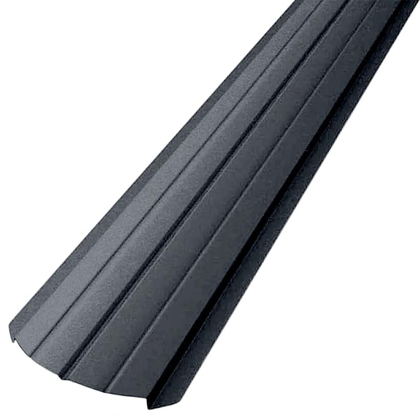 Штакетник двухсторонний ARVEDI металлический 0,45 мм RAL 9005 Черный матовый