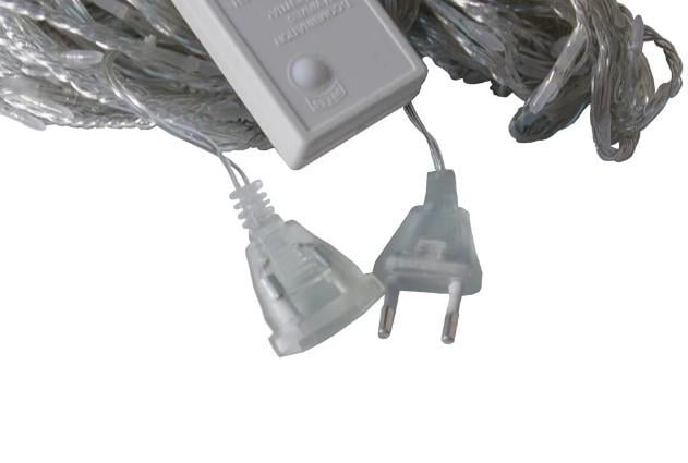 Гірлянда штора Xmas 3903 480-W 3х3 м 480 ламп Білий (015139) - фото 4