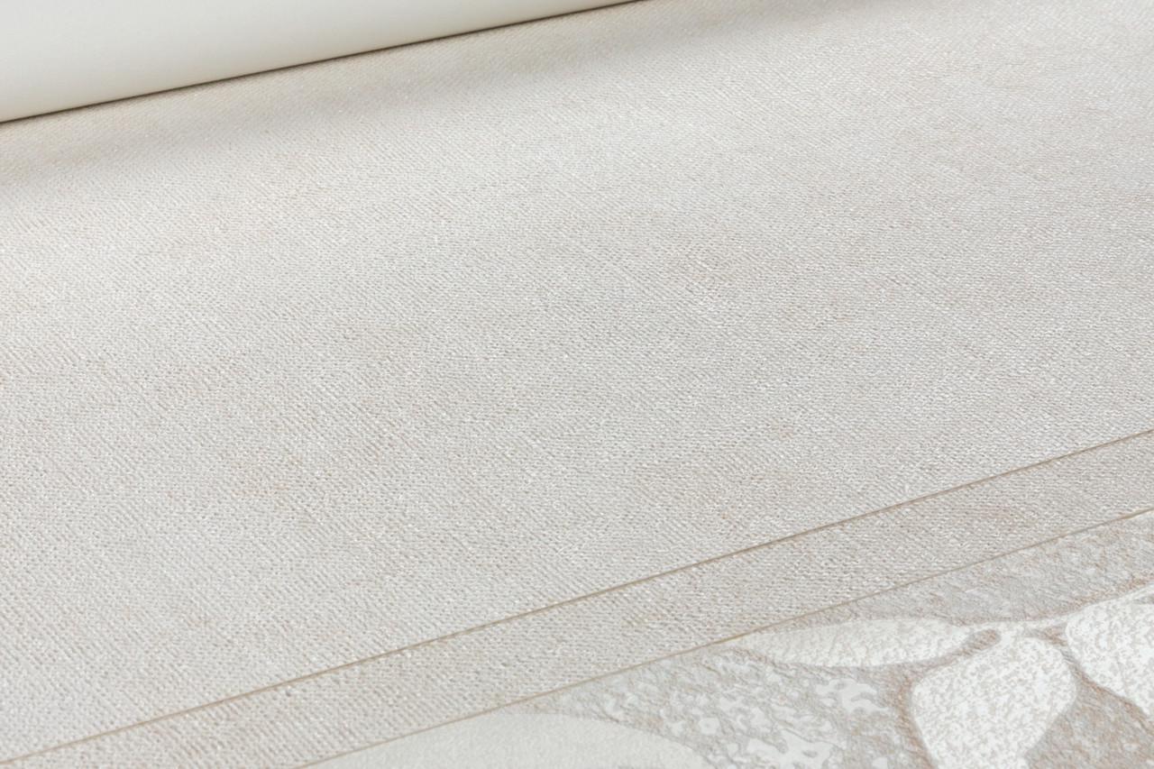 Обои флизелиновые Marburg Casa Vita 32380 винил горячего тиснения 1,06х10,05 м Бежево-молочный