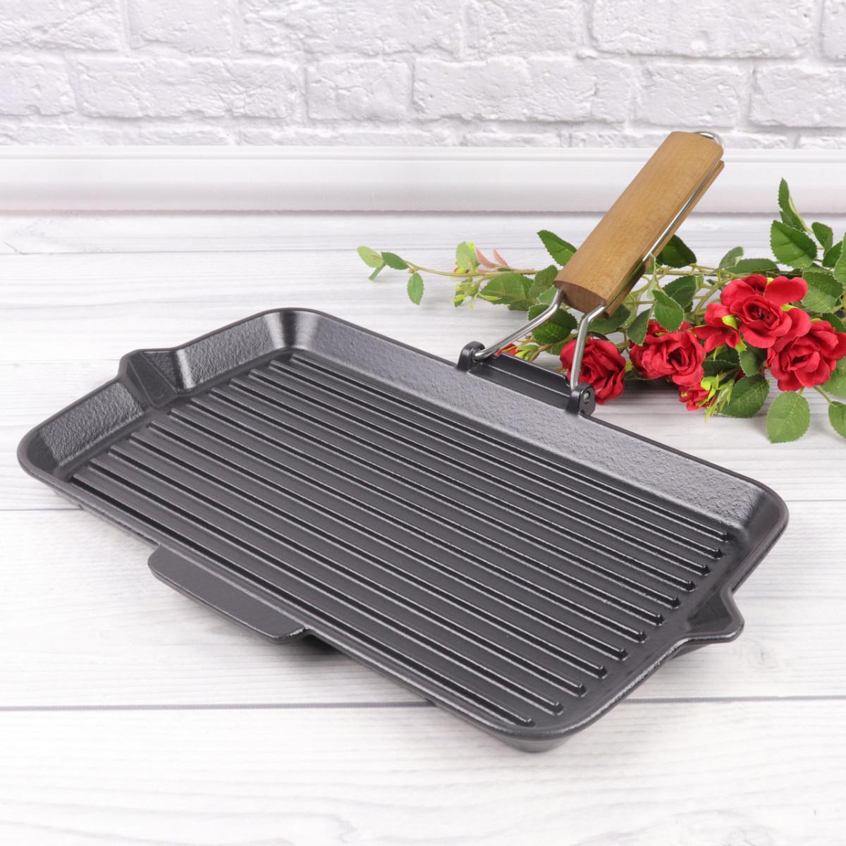 Сковорідка-гриль чавунна Fontignac CWO-340 34х21 см