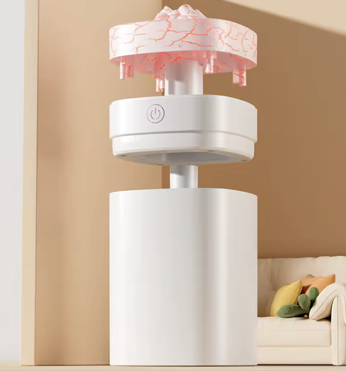 Зволожувач повітря-аромалампа USB з імітацією полум'я Чорний (29468513) - фото 3 Зволожувач повітря-аромалампа USB з імітацією полум'я Чорний (29468513) - фото 3