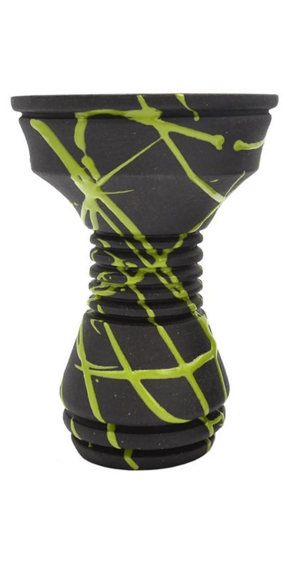 Чаша для кальяну Gusto Bowls Killa Bowls Black/Glaze Green (18072023-24)