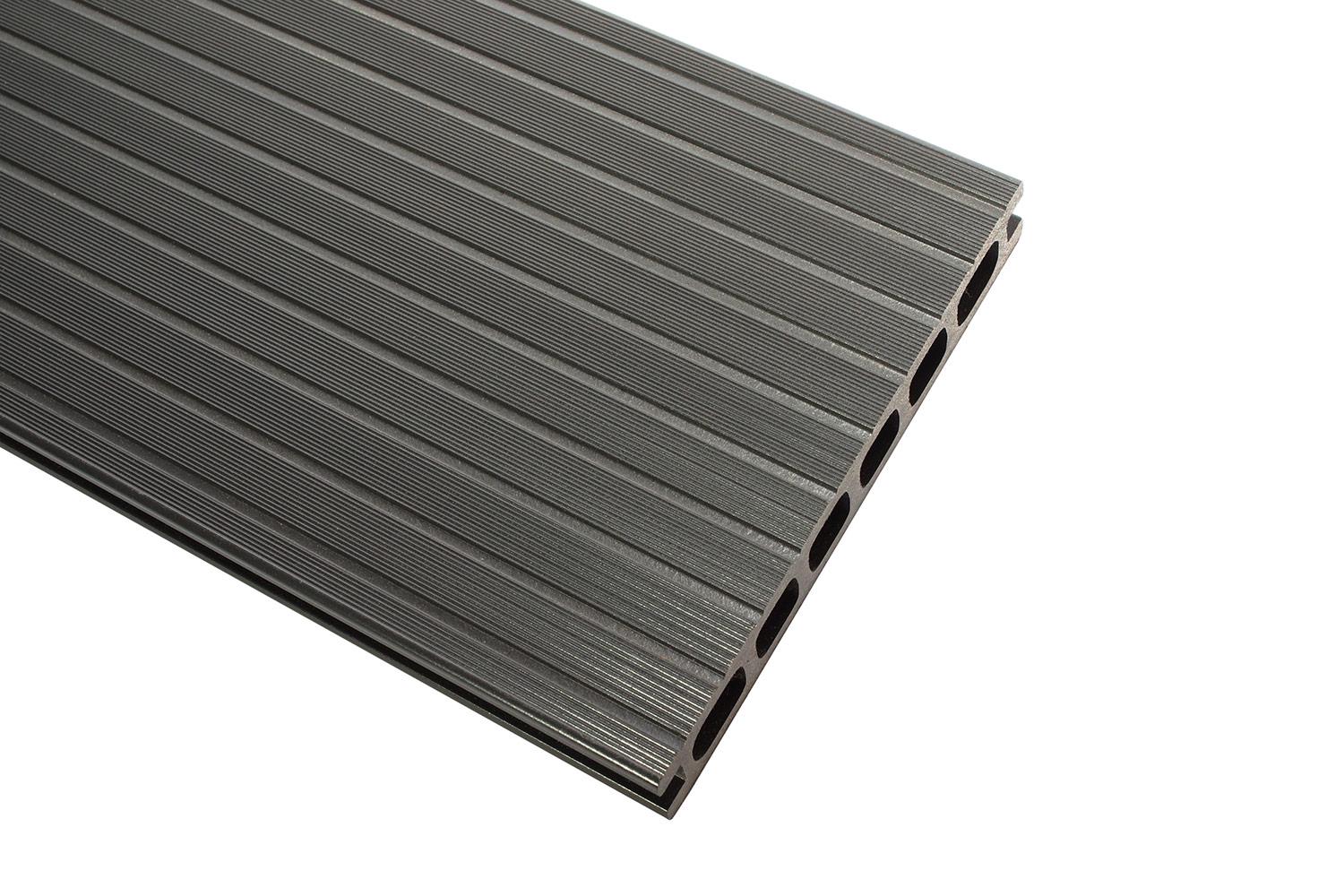 Терасна дошка Holzdorf тип Д класік 140×20х2400 мм Графіт (28612940) - фото 1