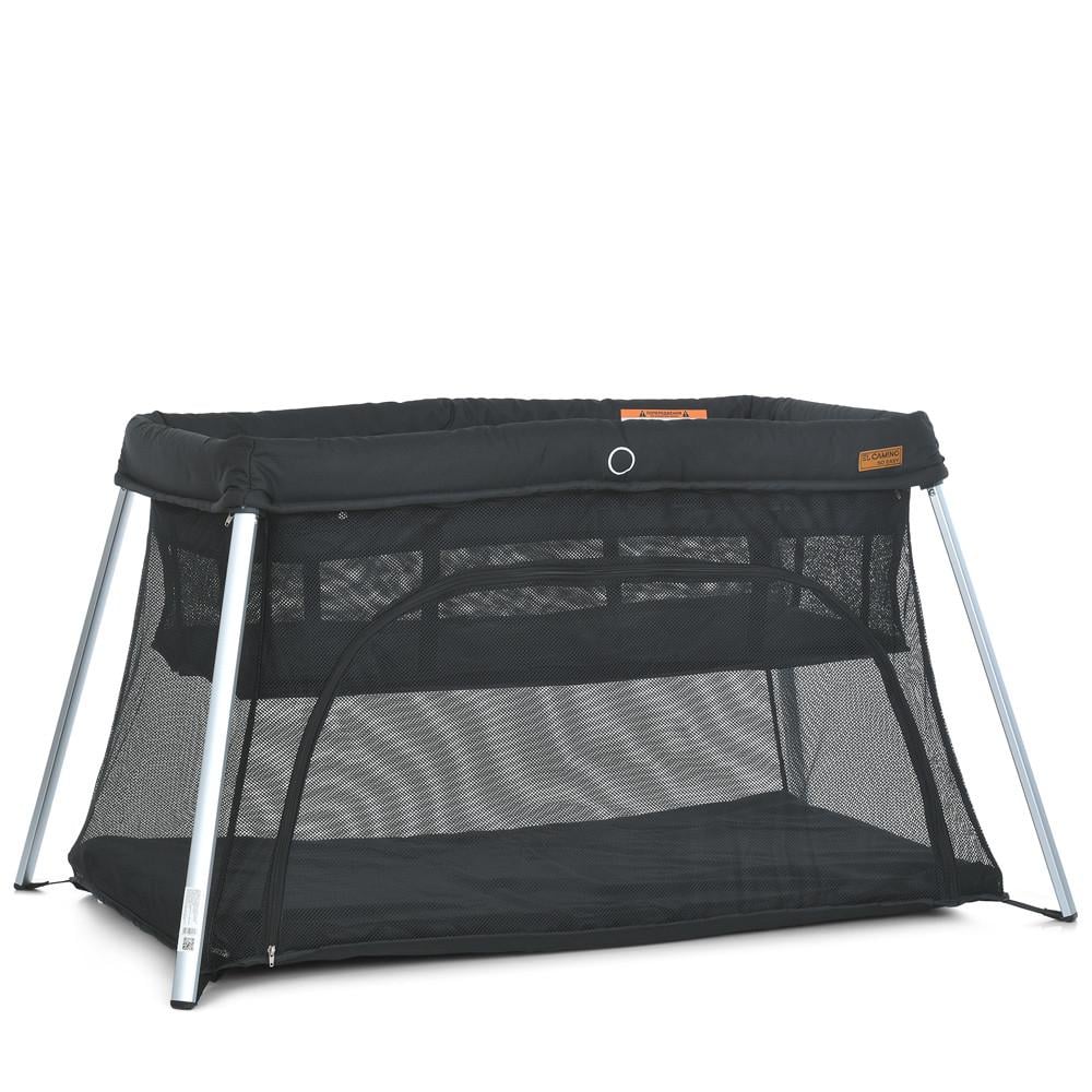 Манеж детский игровой El Camino ME 1194 SO EASY Black текстильный с матрасом 127х84х70 см Черный (150-7-ME 1194 Black)