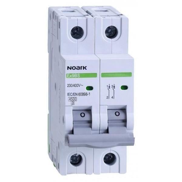 Автоматический выключатель NOARK Ex9BS C 2P 50A 4,5 kA (28679383)