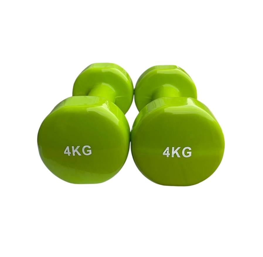 Гантель для фитнеса Generation Fitness FF51D3B с виниловым покрытием 4 кг Зеленый (FF51D3B-4kg green) - фото 4 Гантель для фитнеса Generation Fitness FF51D3B с виниловым покрытием 4 кг Зеленый (FF51D3B-4kg green) - фото 4