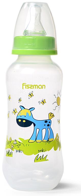 Бутылочка детская для кормления Fissman Babies иша на лужайке 300 мл Бутылочка детская для кормления Fissman Babies иша на лужайке 300 мл