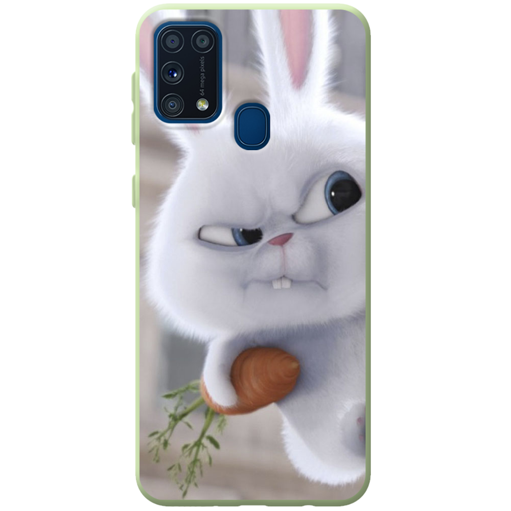 Чехол Boxface Samsung M315 Galaxy M31 Rabbit Snowball Зеленый силикон (39091-up1116-41820)